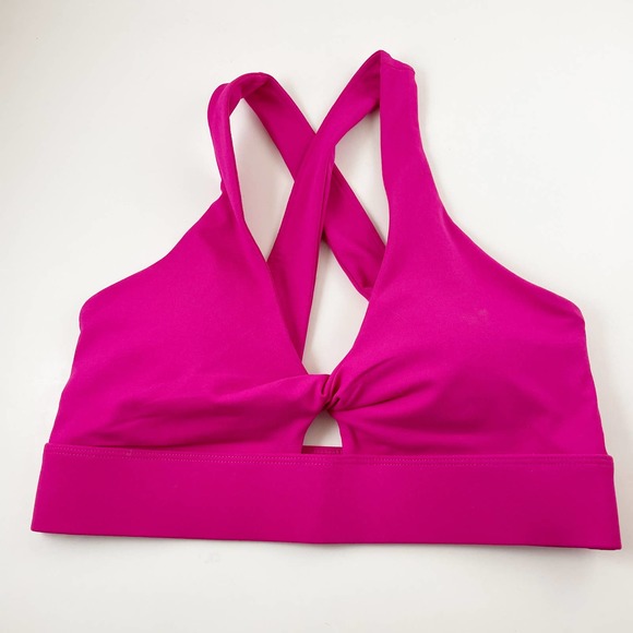 Fabletics Other - Fabletics Oasis Twist-Front Sports Bra S/6 Pink